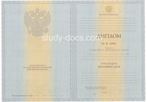 Диплом специалиста 2012-2013 в Липецке