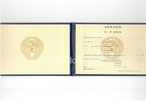 Диплом техникума ссср старого образца в Липецке